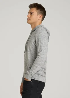 Sunwashed Slub Pullover Hoodie for Tall Men