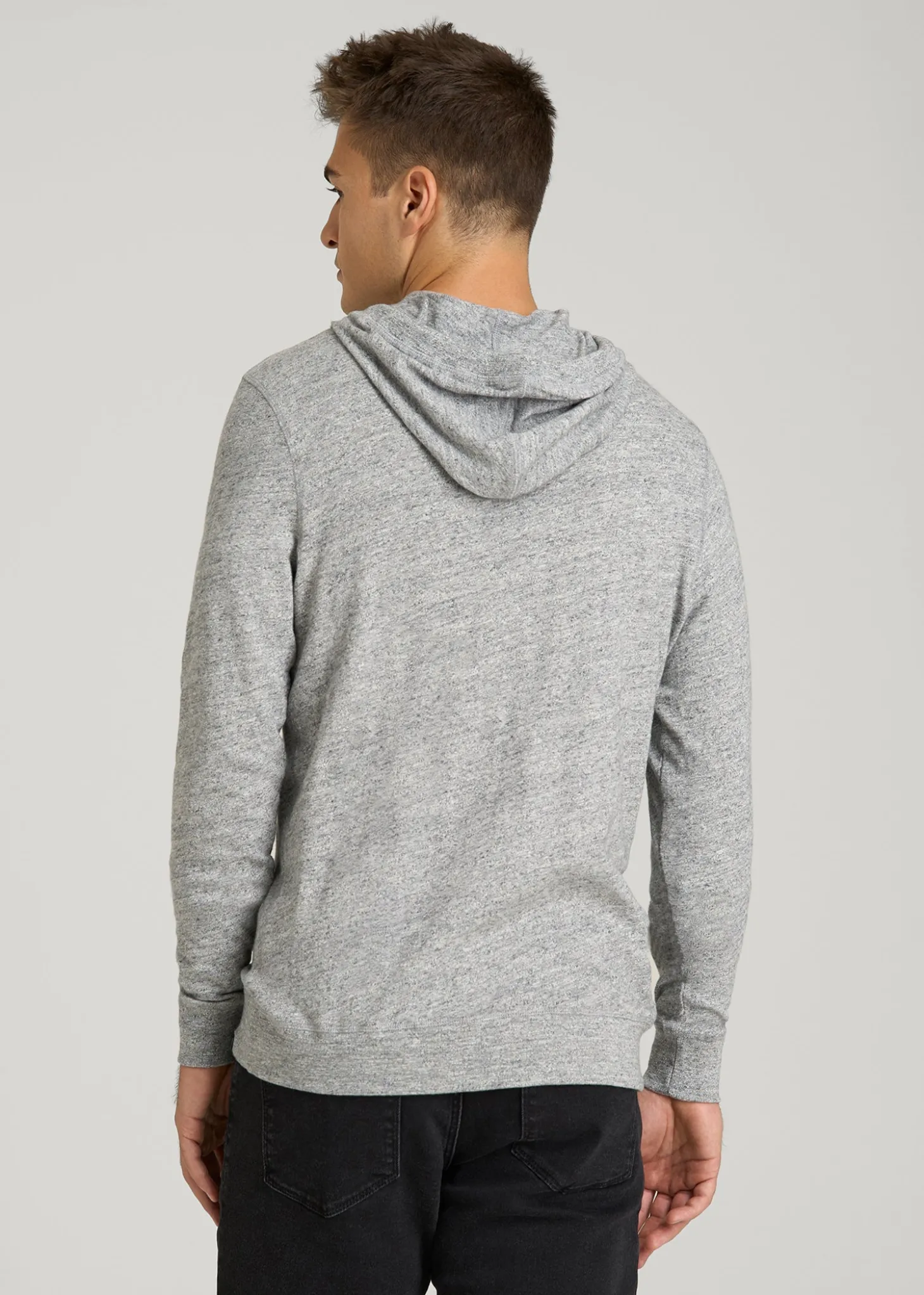 Sunwashed Slub Pullover Hoodie for Tall Men