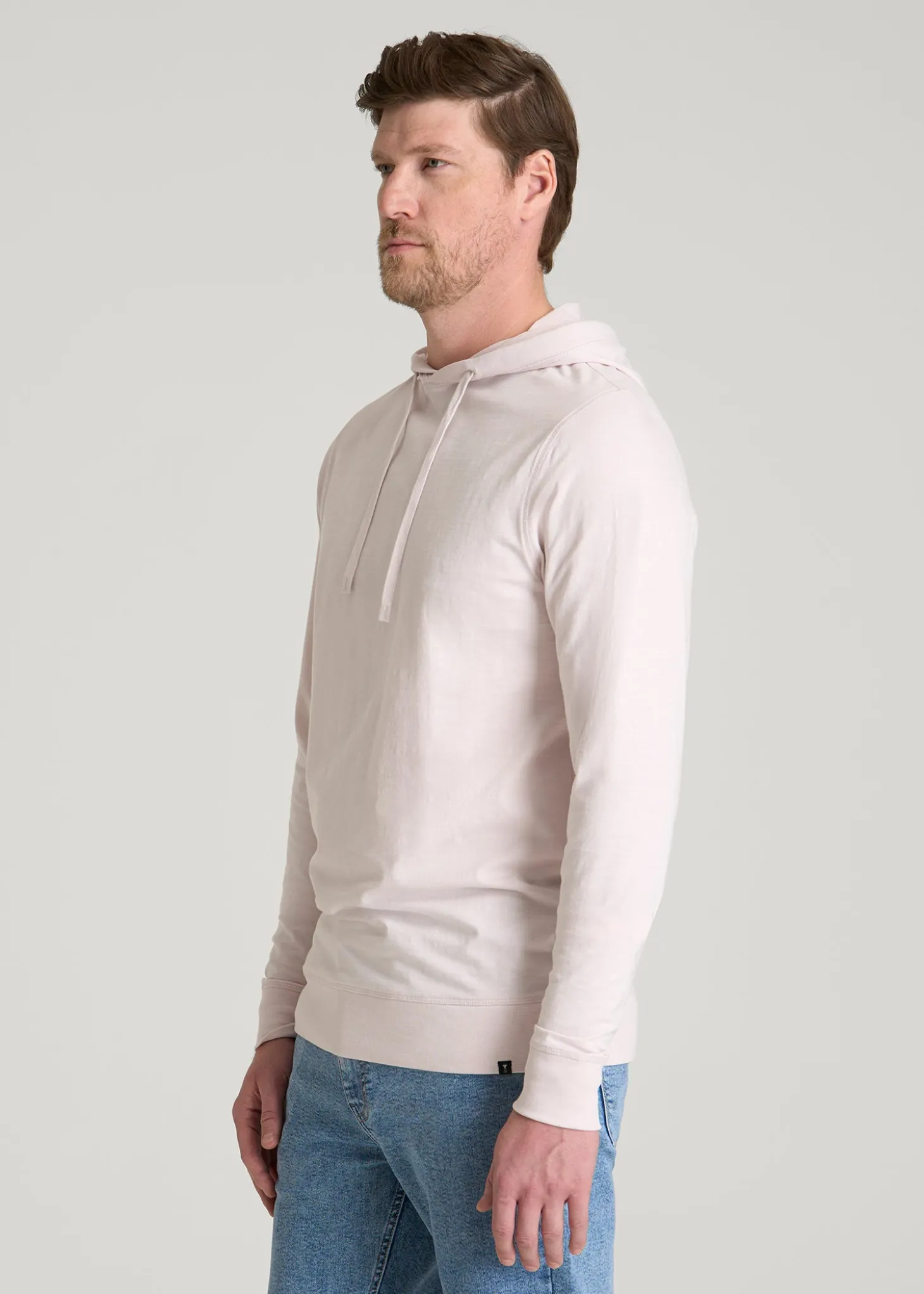 Sunwashed Slub Pullover Hoodie for Tall Men