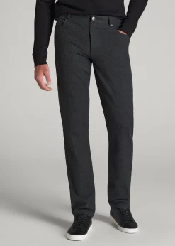 TAPERED-FIT Stretch Flannel 5 Pocket Pants for Tall Men