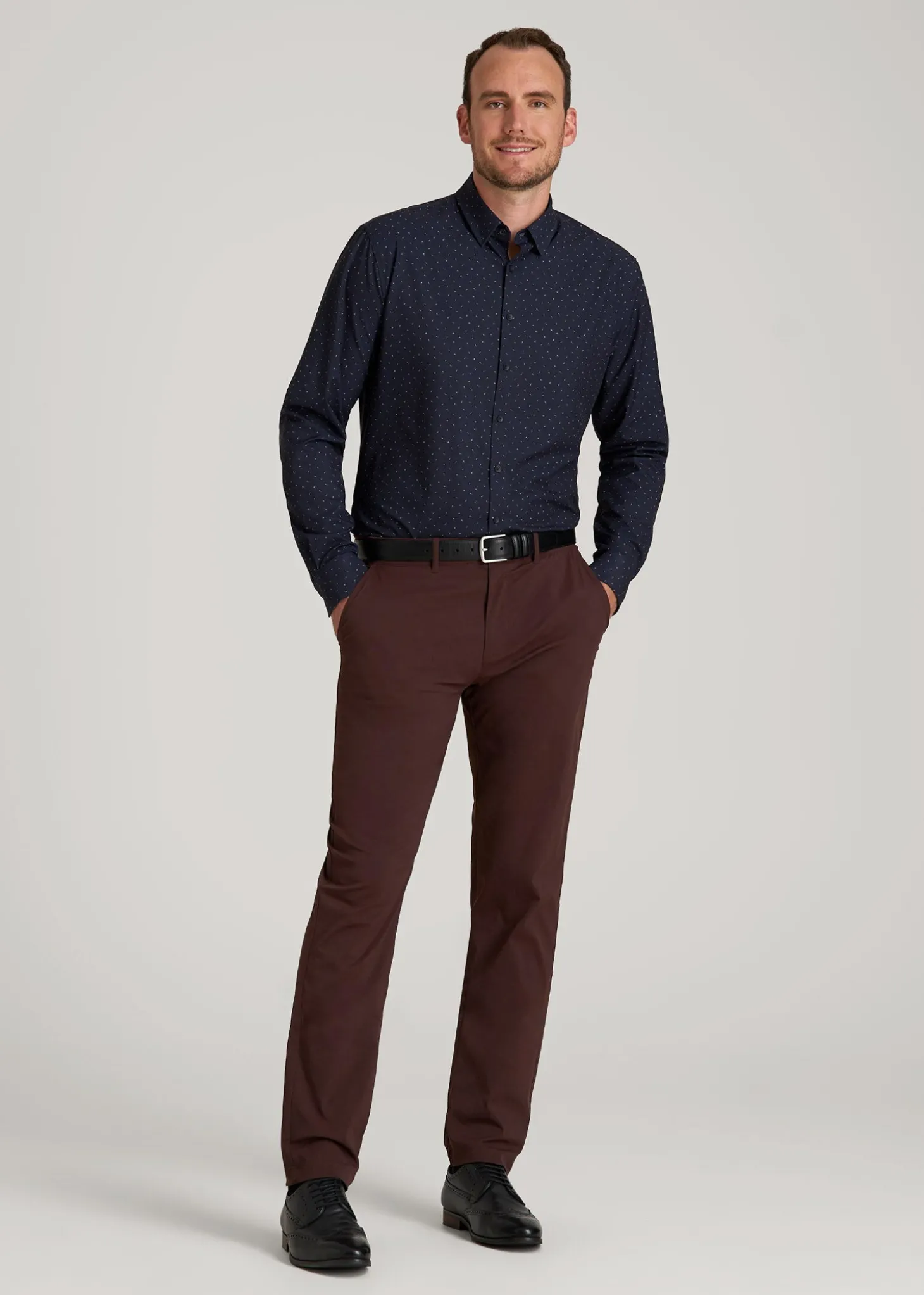 TAPERED FIT Traveler Chino Pants for Tall Men