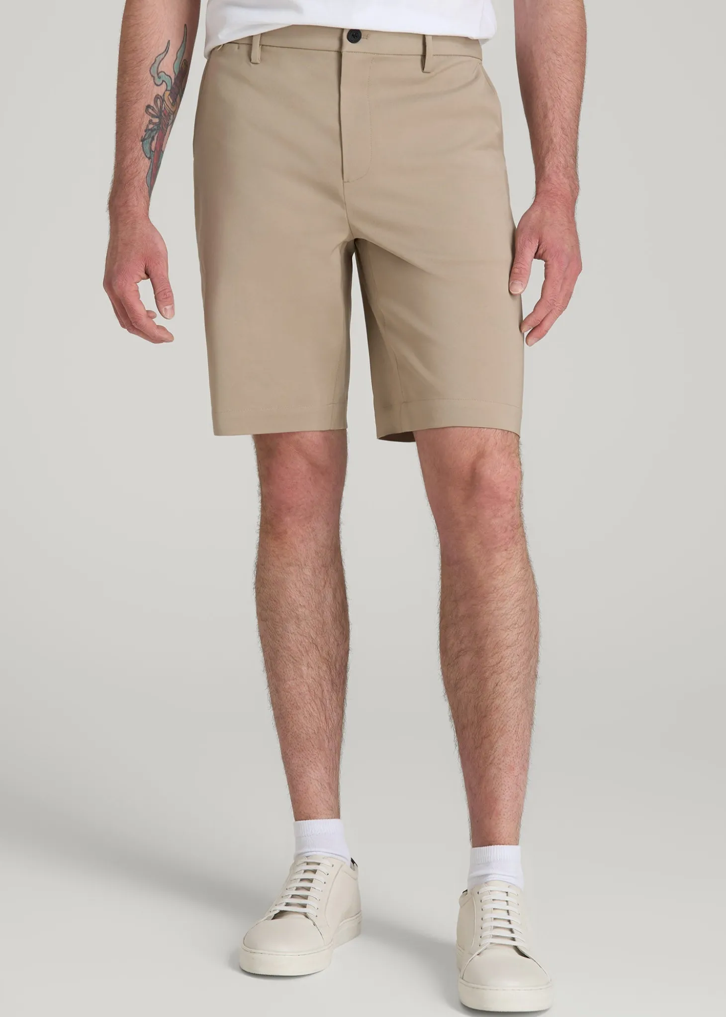 Tech Chino Shorts for Tall Men