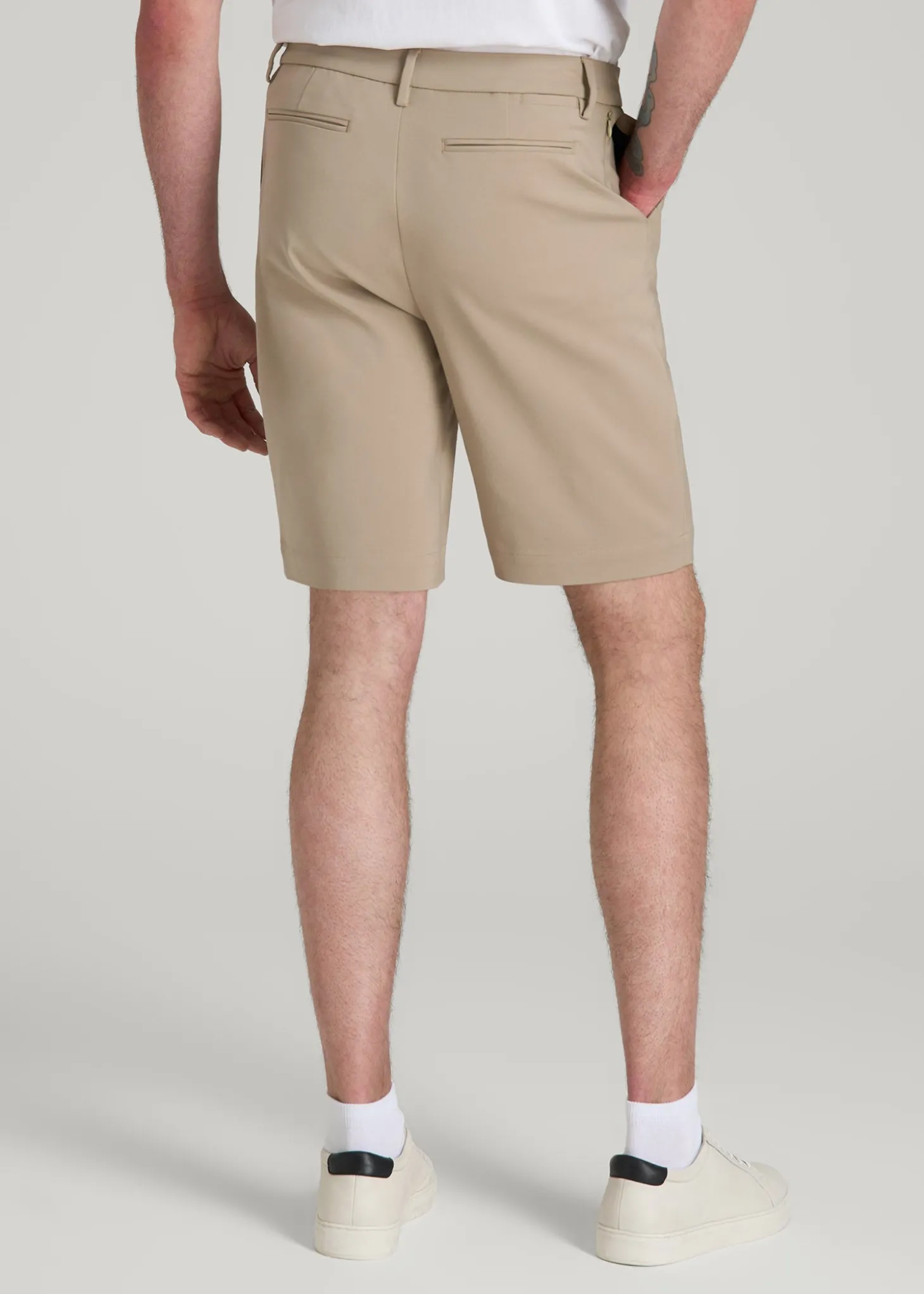 Tech Chino Shorts for Tall Men