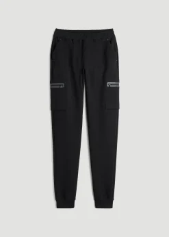 Tech Motion Fleece Cargo Joggers for Tall Men