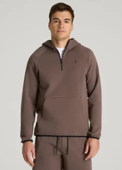 Tech Motion Fleece Hooded Popover for Tall Men