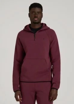 Tech Motion Fleece Hooded Popover for Tall Men