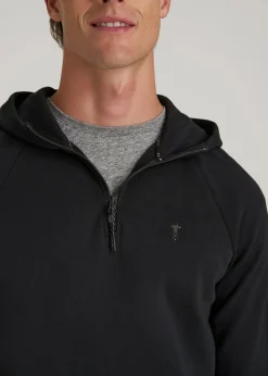 Tech Motion Fleece Hooded Popover for Tall Men