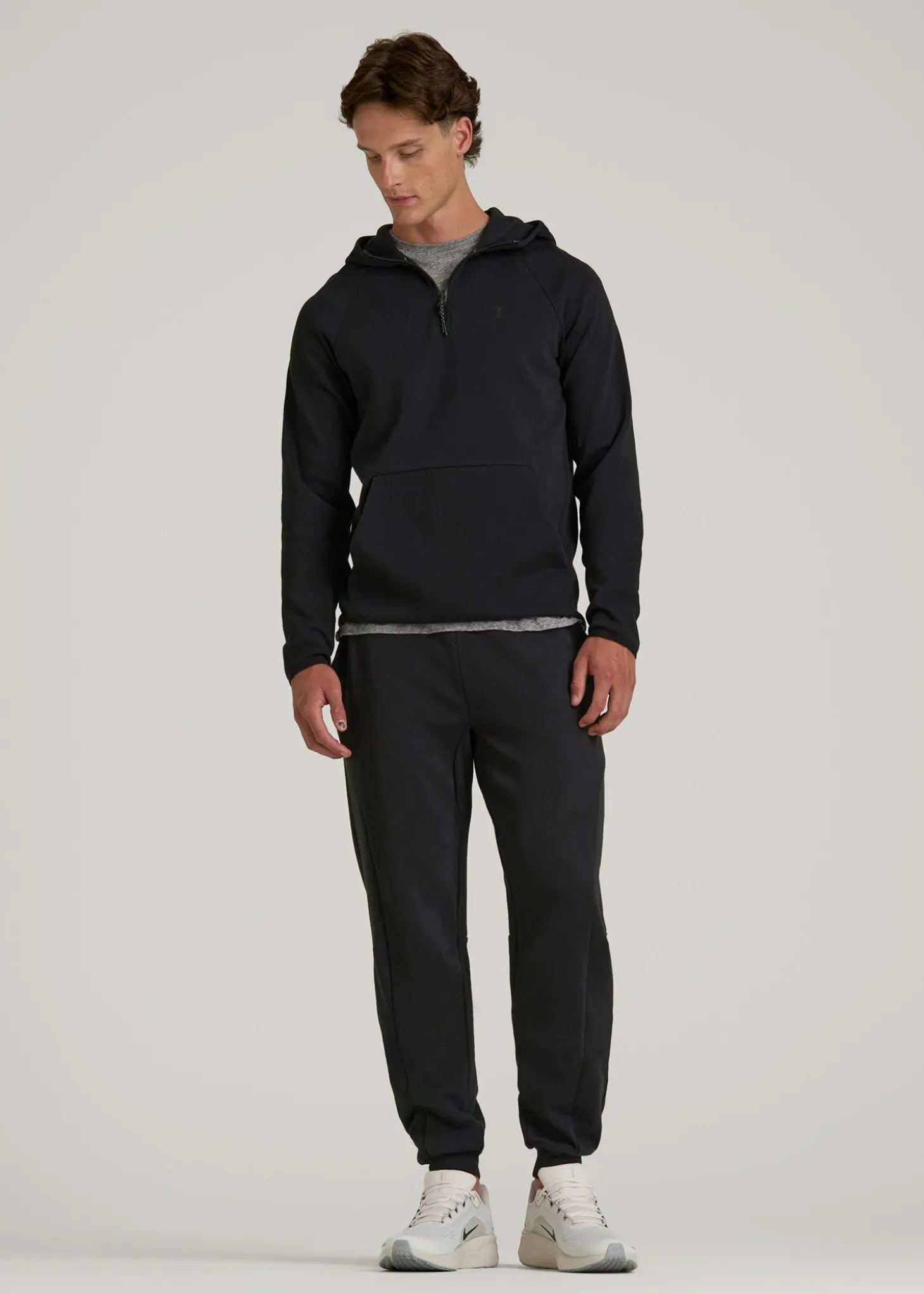 Tech Motion Fleece Hooded Popover for Tall Men