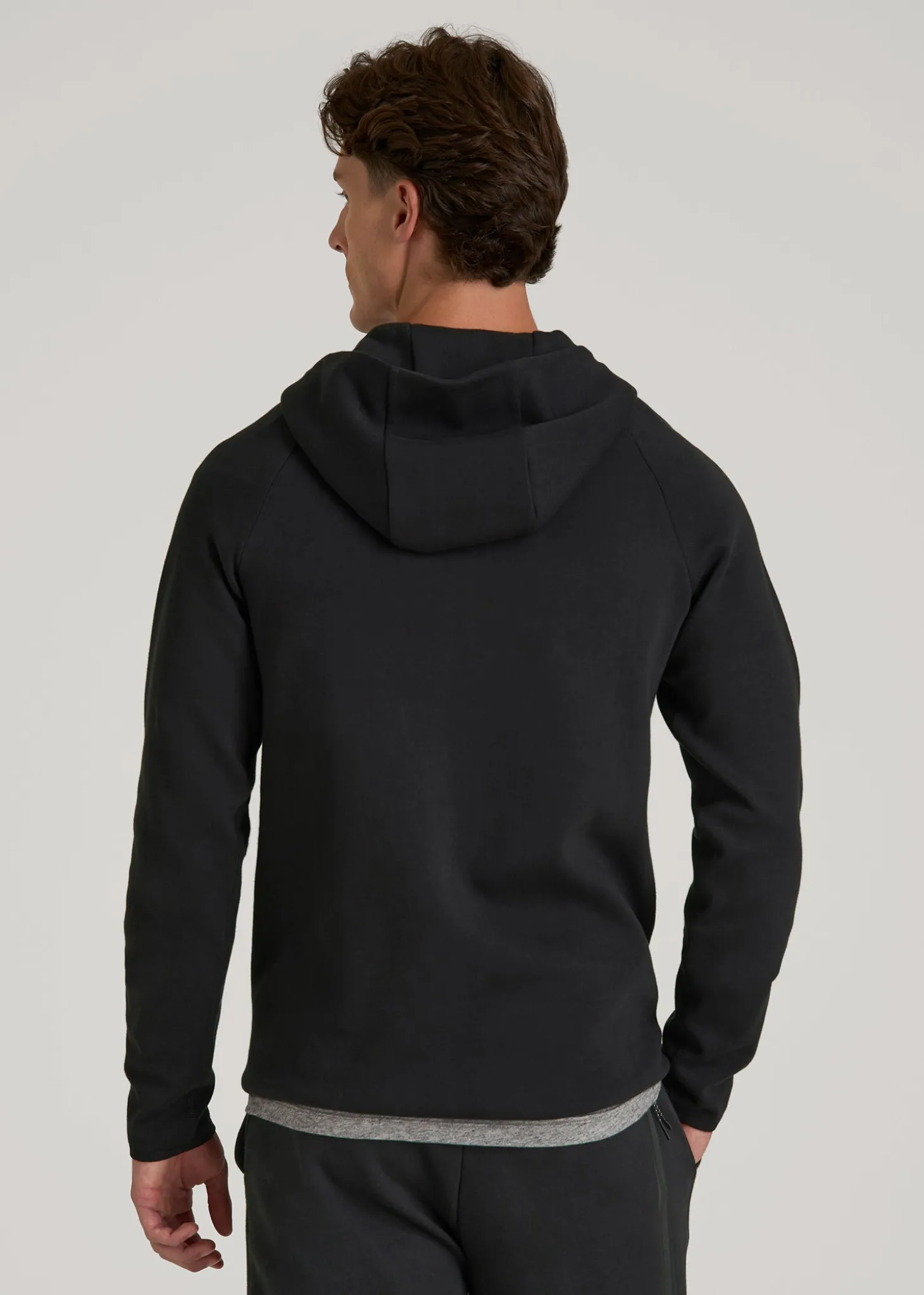 Tech Motion Fleece Hooded Popover for Tall Men