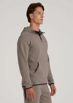 Tech Motion Fleece Hooded Popover for Tall Men