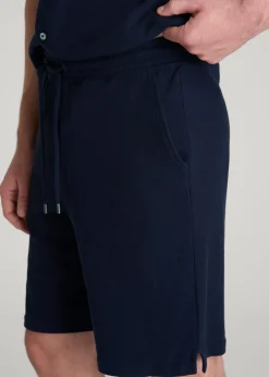 Terry Cotton Pull-On Shorts for Tall Men