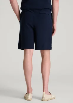 Terry Cotton Pull-On Shorts for Tall Men
