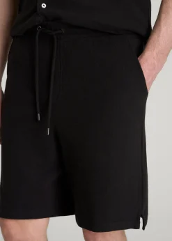 Terry Cotton Pull-On Shorts for Tall Men