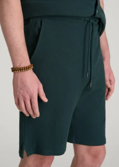 Terry Cotton Pull-On Shorts for Tall Men