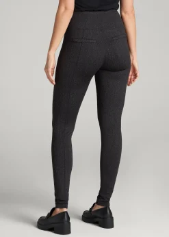 Textured Back-Pocket Leggings for Tall Women