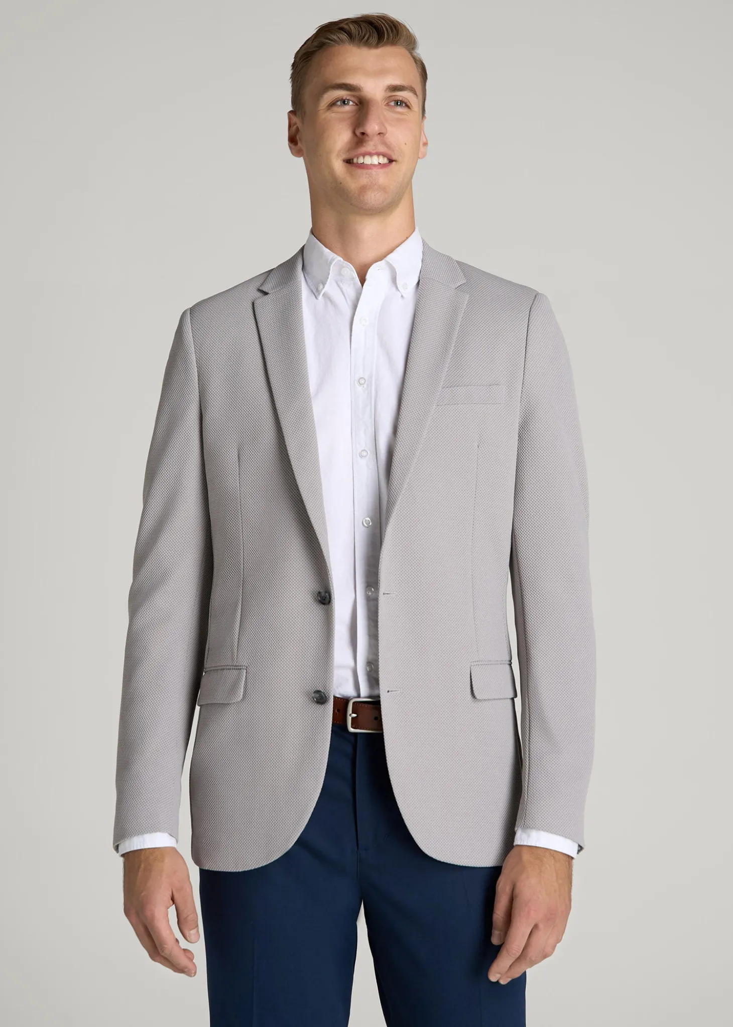 Textured Blazer for Tall Men