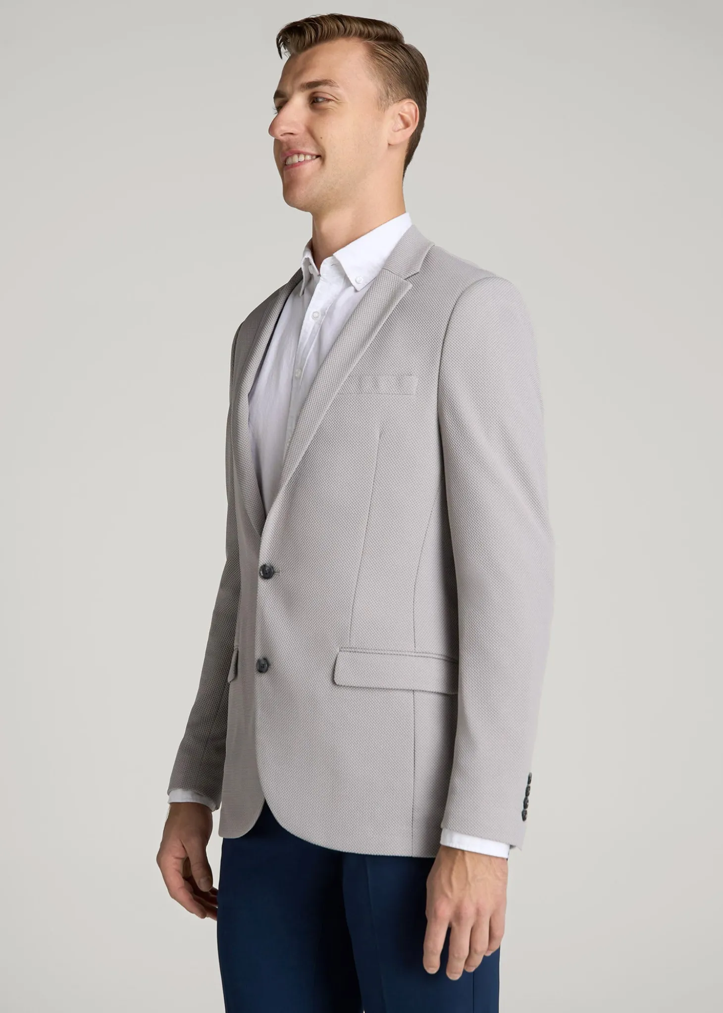 Textured Blazer for Tall Men