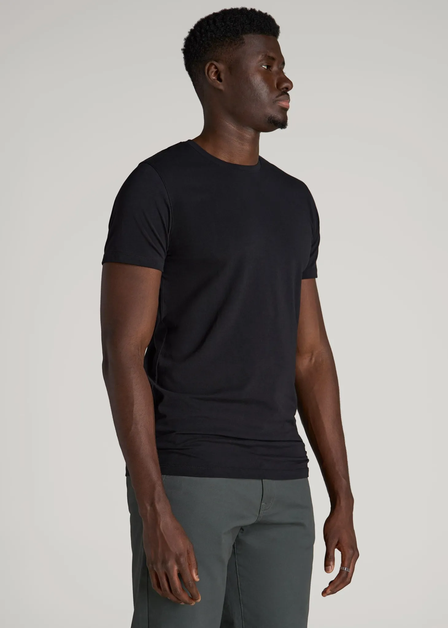 The Essential Modern Fit Crewneck Tee for Tall Men