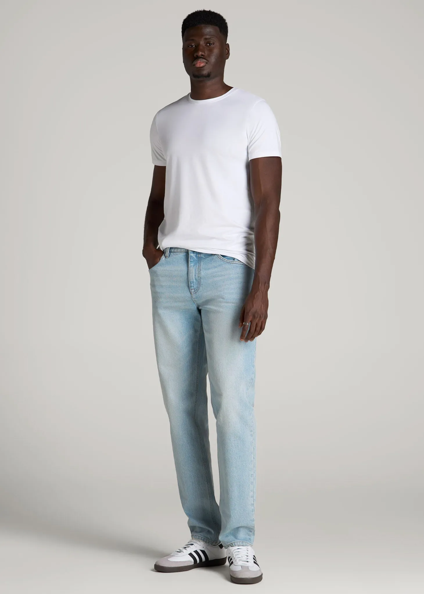The Essential Modern Fit Crewneck Tee for Tall Men