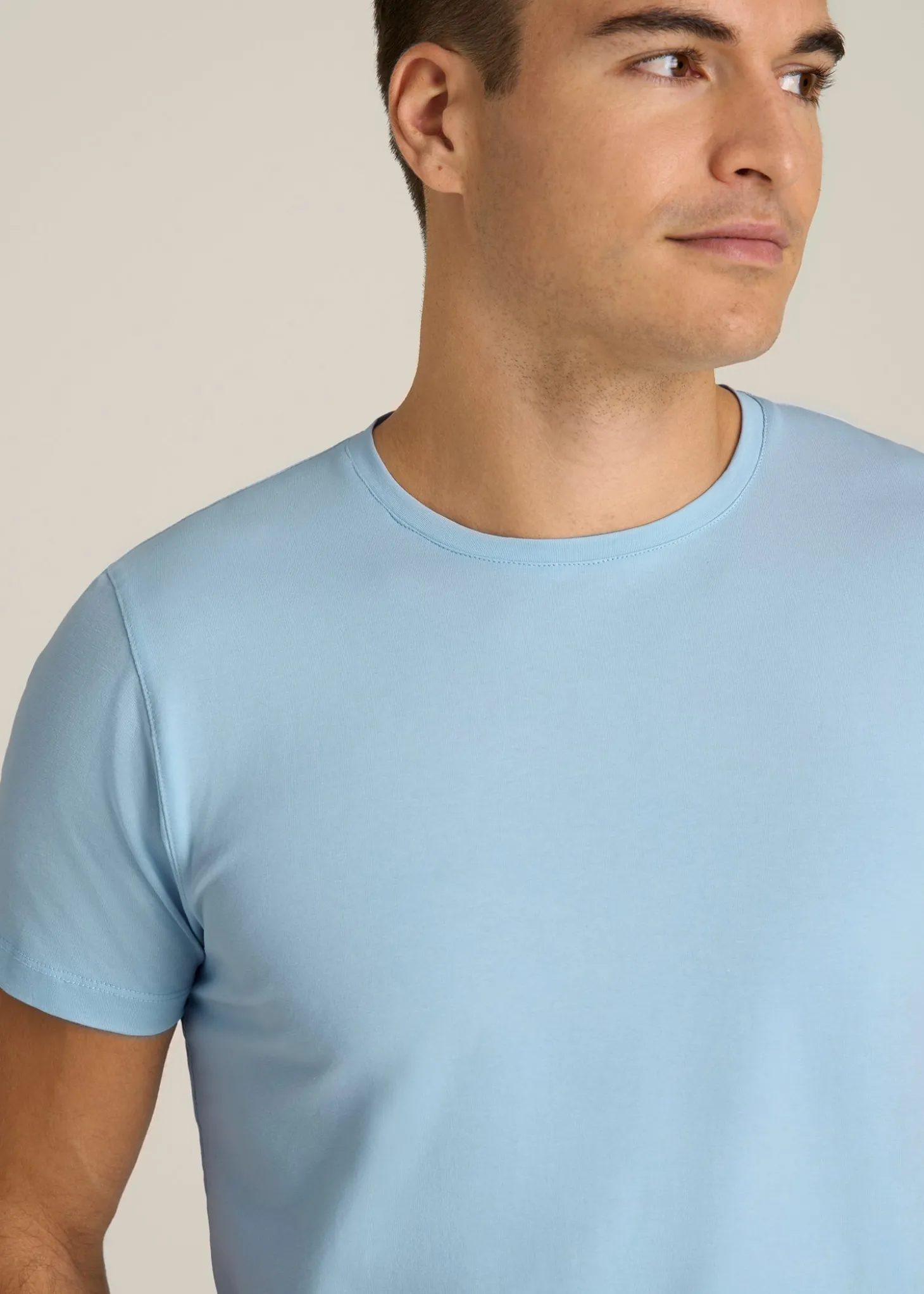 The Essential Modern Fit Crewneck Tee for Tall Men
