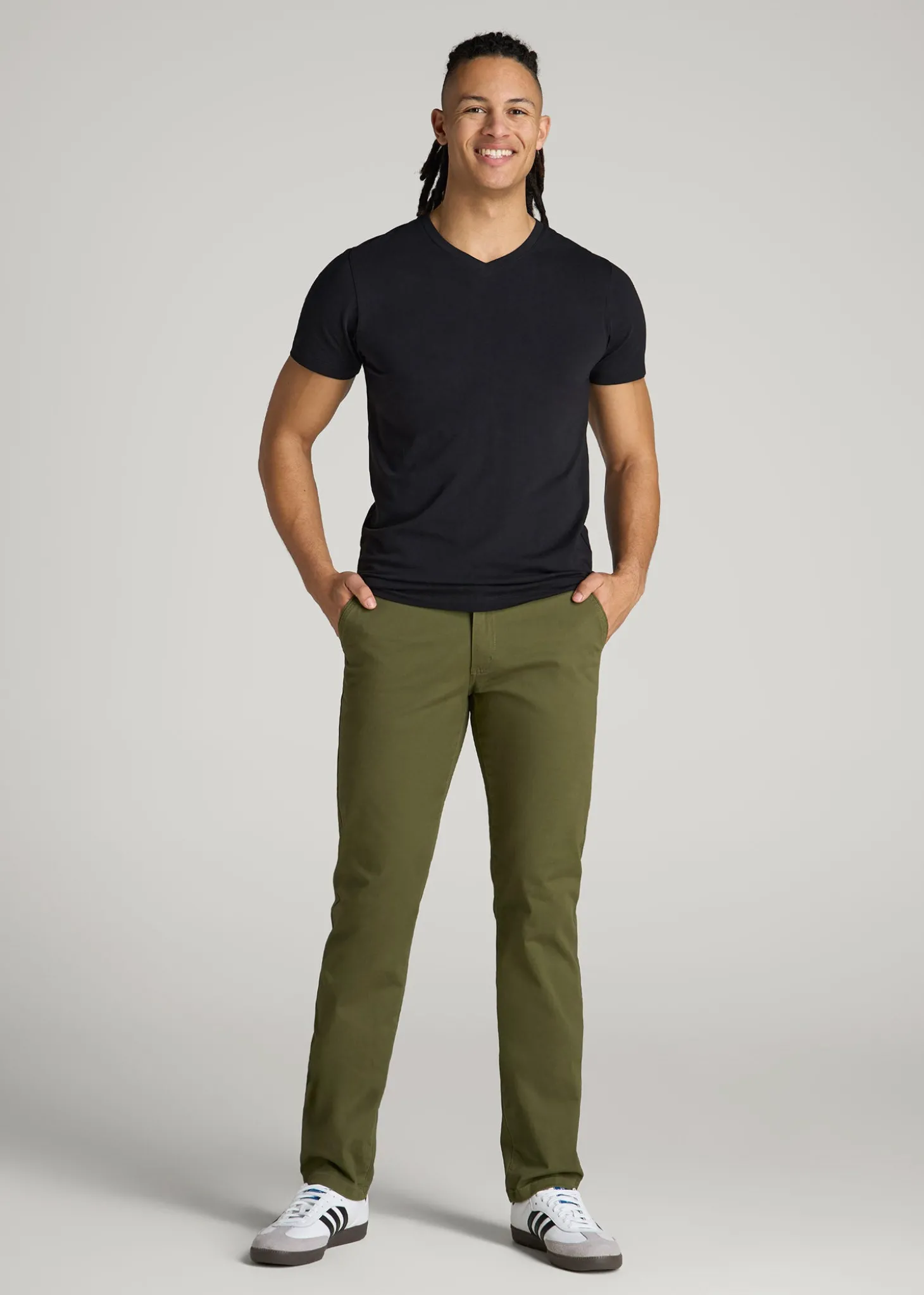 The Essential Modern Fit V-Neck Tee for Tall Men