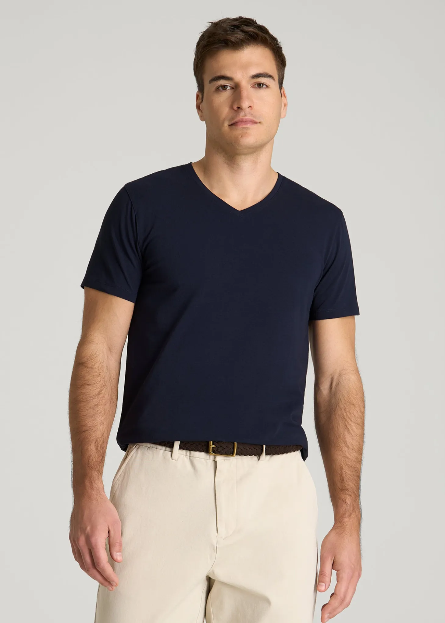 The Essential Modern Fit V-Neck Tee for Tall Men