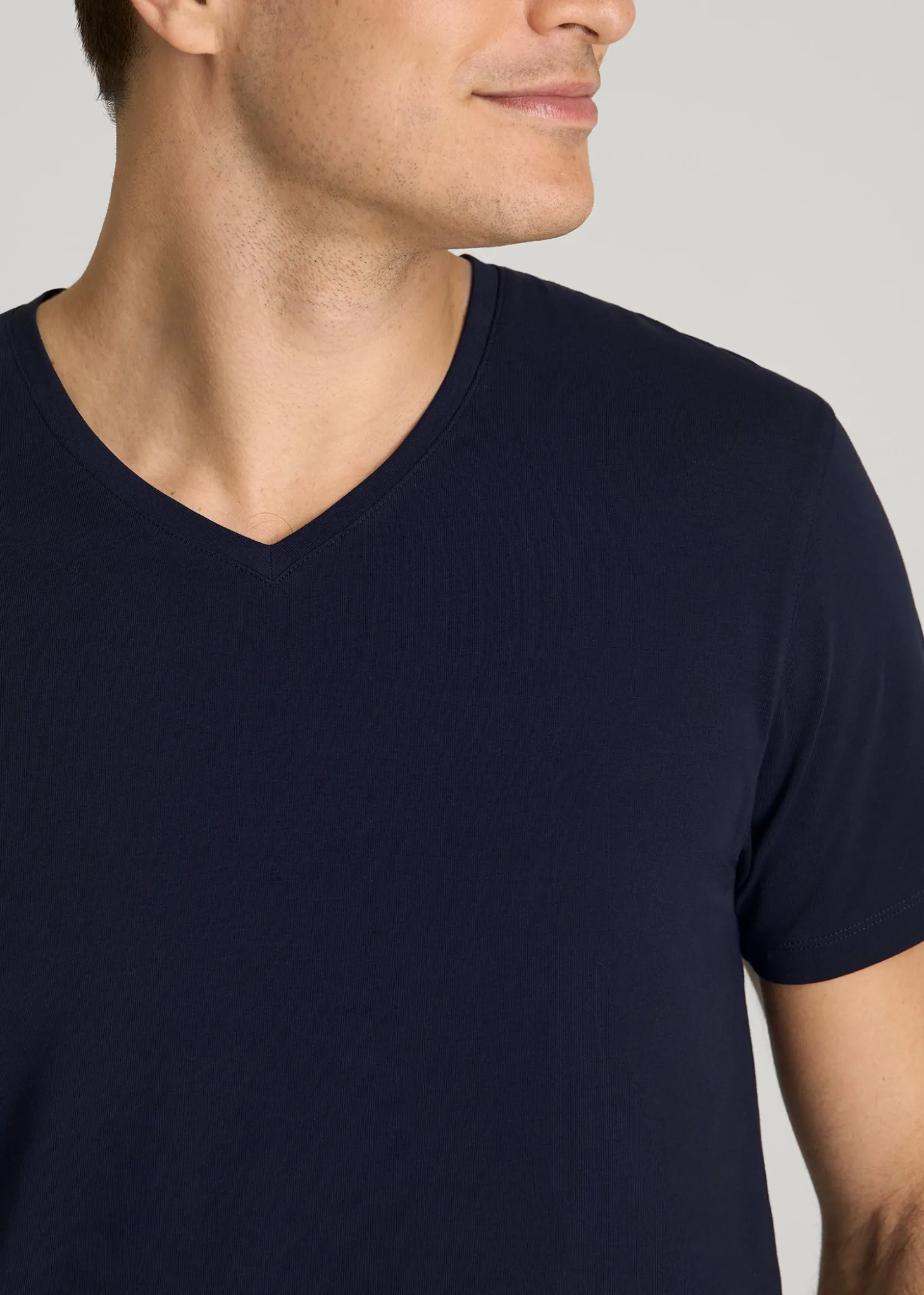 The Essential Modern Fit V-Neck Tee for Tall Men