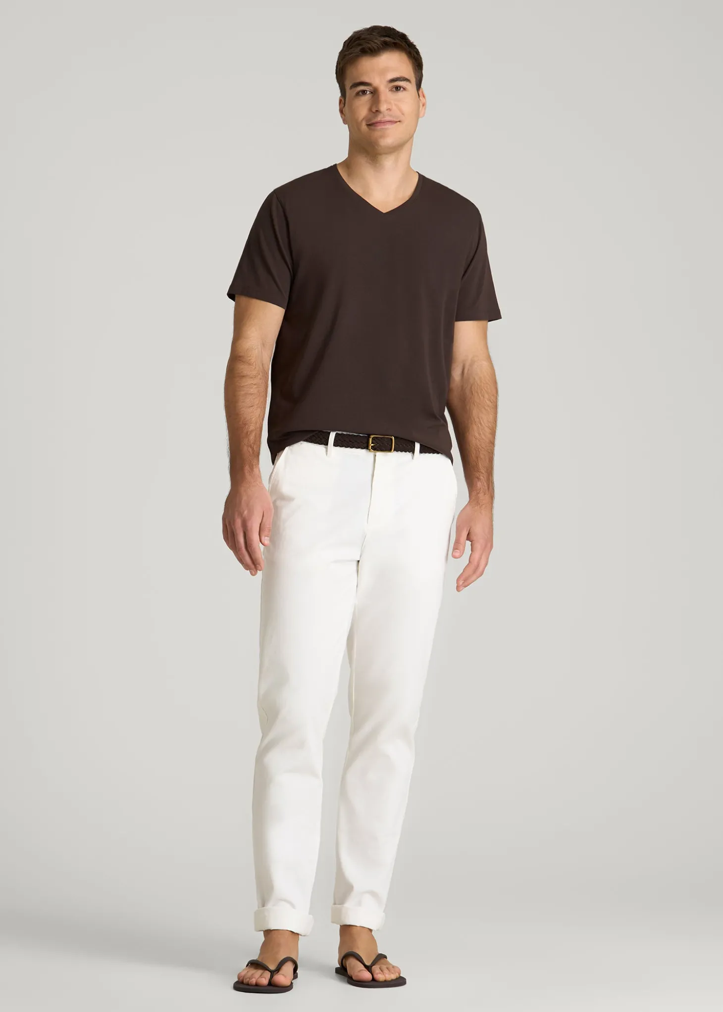 The Essential Modern Fit V-Neck Tee for Tall Men