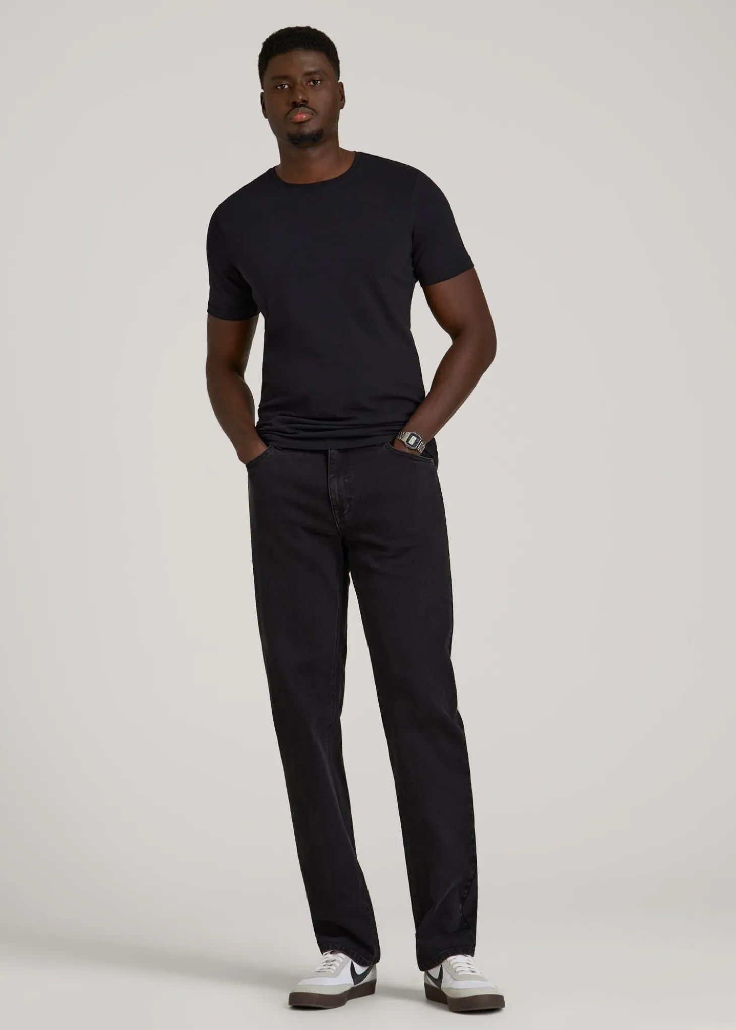 The Essential Slim Fit Crewneck Tee for Tall Men