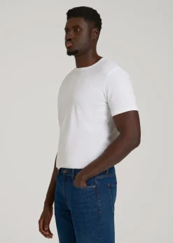 The Essential Slim Fit Crewneck Tee for Tall Men