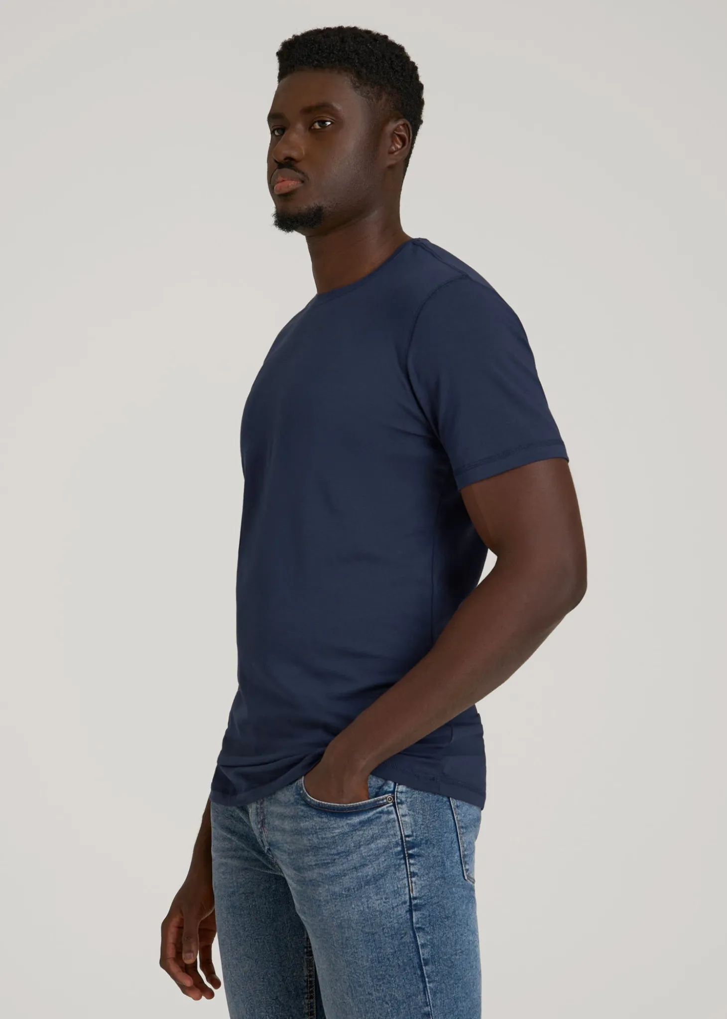 The Essential Slim Fit Crewneck Tee for Tall Men