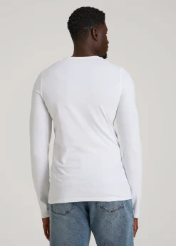 The Essential Slim Fit Long Sleeve Tee for Tall Men