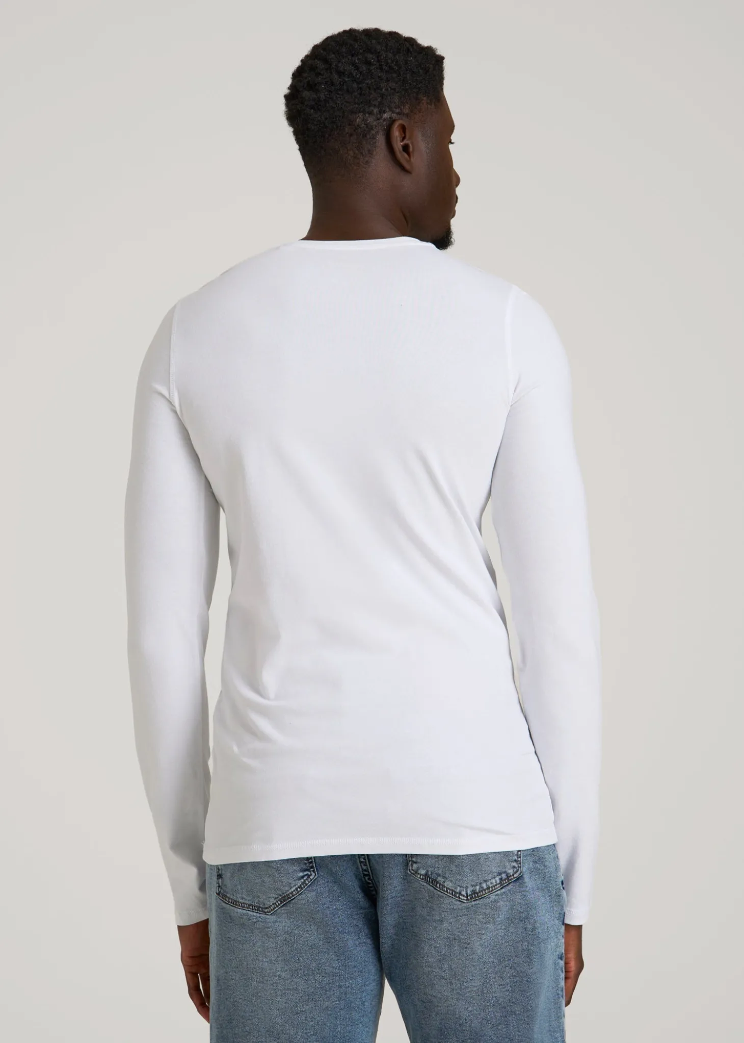 The Essential Slim Fit Long Sleeve Tee for Tall Men