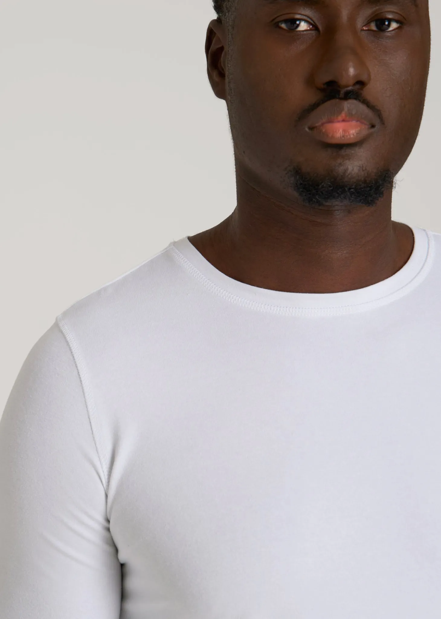 The Essential Slim Fit Long Sleeve Tee for Tall Men