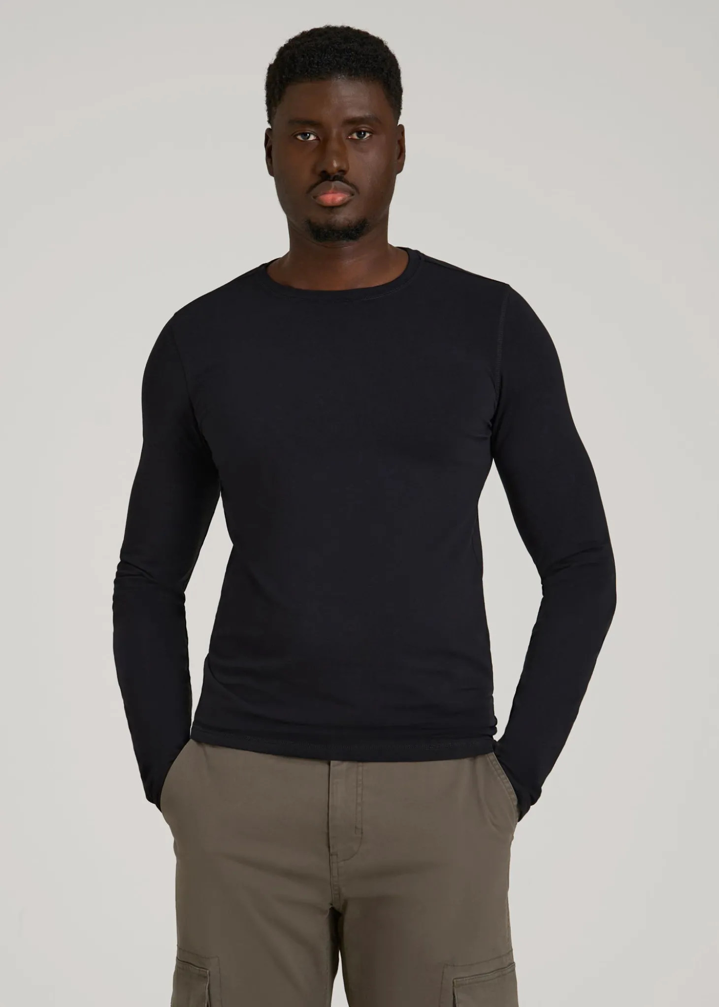The Essential Slim Fit Long Sleeve Tee for Tall Men