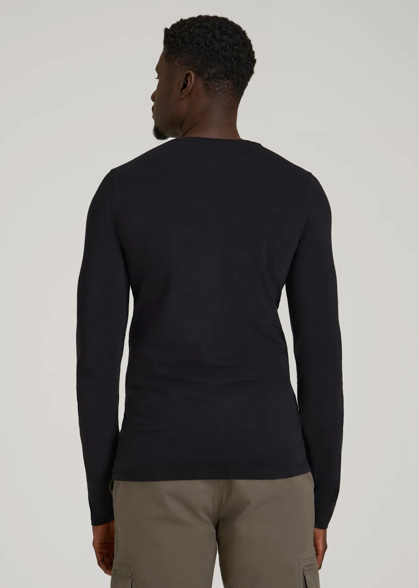 The Essential Slim Fit Long Sleeve Tee for Tall Men