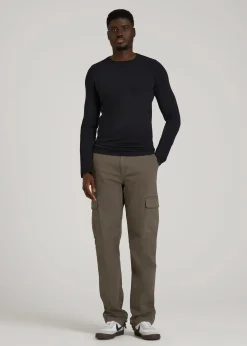 The Essential Slim Fit Long Sleeve Tee for Tall Men