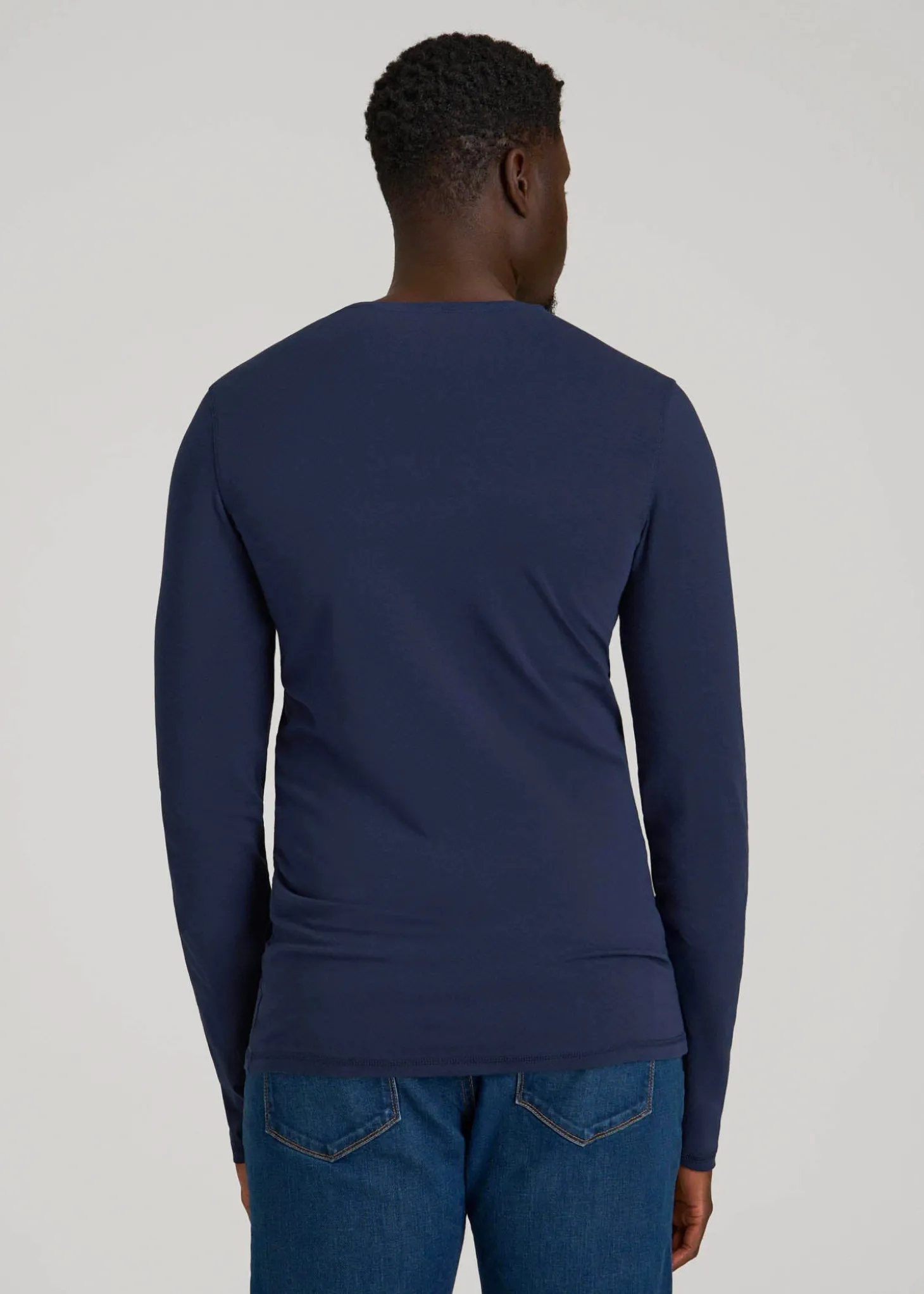 The Essential Slim Fit Long Sleeve Tee for Tall Men