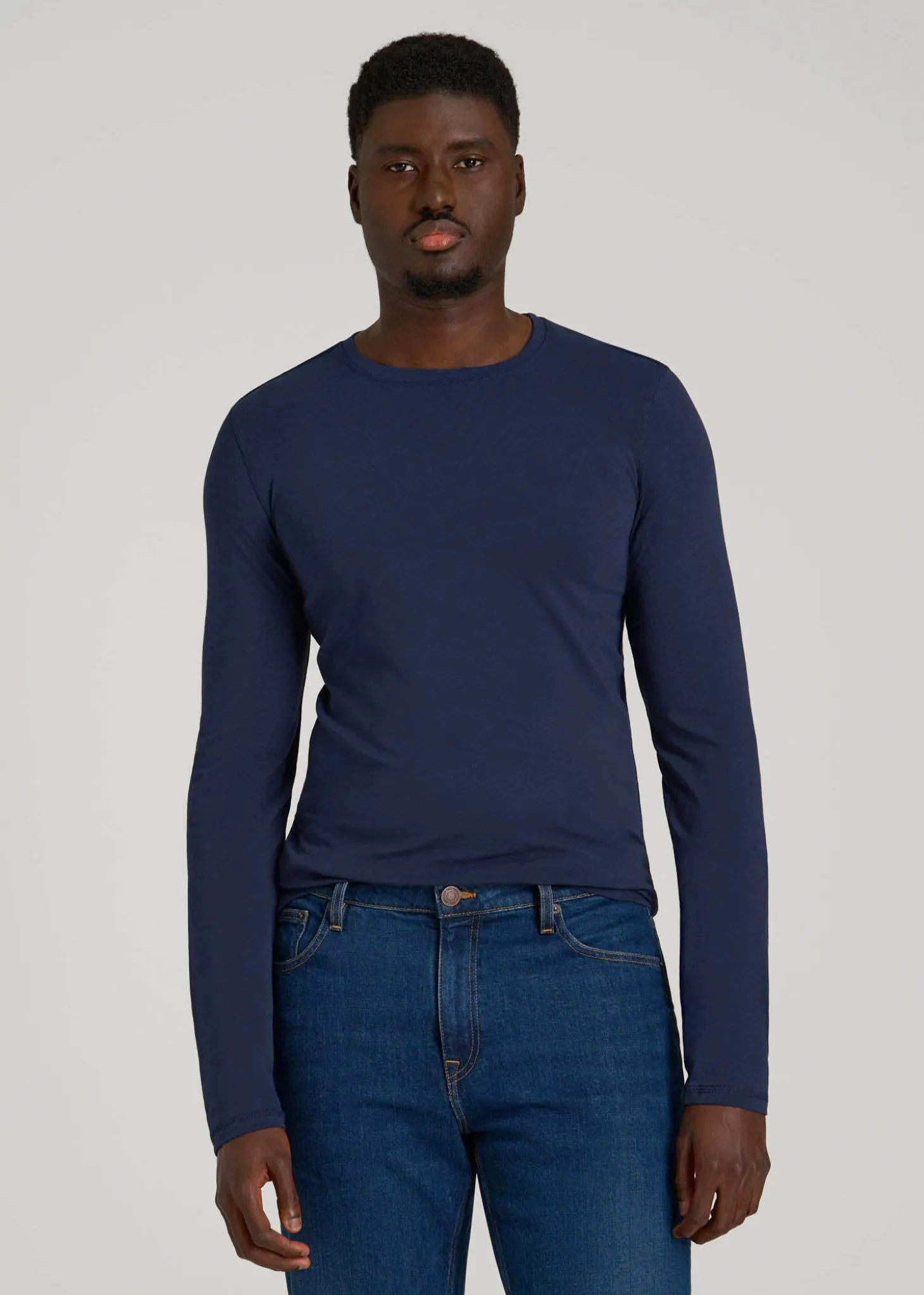 The Essential Slim Fit Long Sleeve Tee for Tall Men