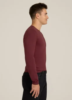 The Essential Slim Fit Long Sleeve Tee for Tall Men