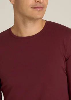 The Essential Slim Fit Long Sleeve Tee for Tall Men