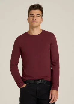 The Essential Slim Fit Long Sleeve Tee for Tall Men