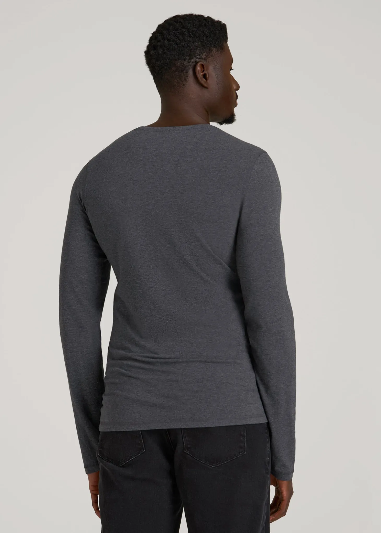 The Essential Slim Fit Long Sleeve Tee for Tall Men