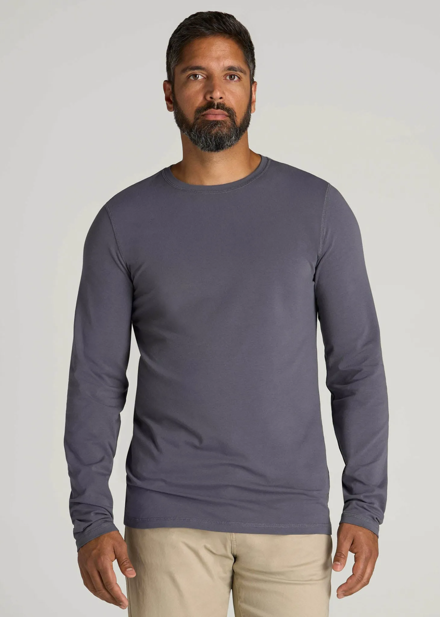The Essential Slim Fit Long Sleeve Tee for Tall Men