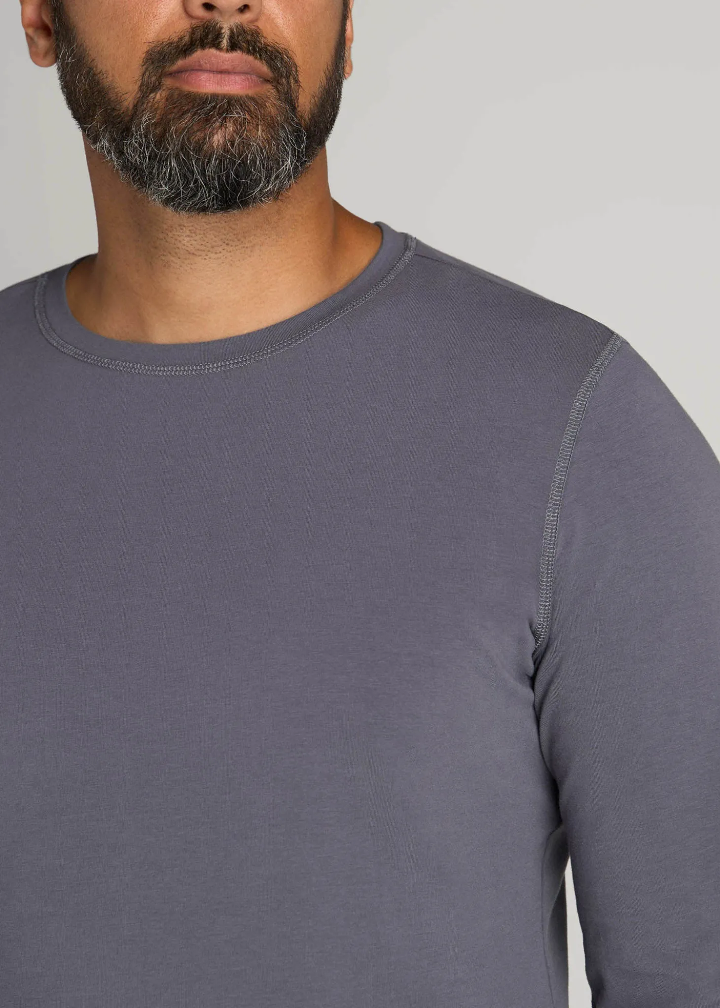 The Essential Slim Fit Long Sleeve Tee for Tall Men