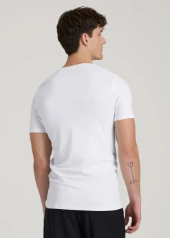 The Essential Slim Fit V-Neck Tee for Tall Men