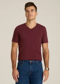The Essential Slim Fit V-Neck Tee for Tall Men