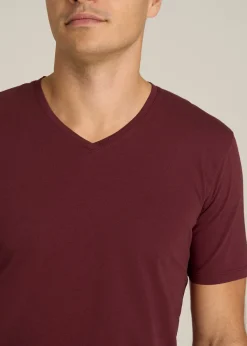 The Essential Slim Fit V-Neck Tee for Tall Men