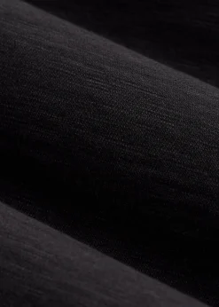 Three-Button Long Sleeve Slub Henley for Tall Men
