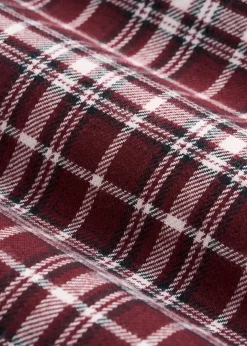 Tie Waist Flannel Pajama Pants for Tall Women